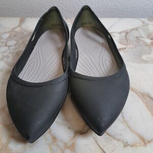 Crocs Classic Black Women's Flats 9W